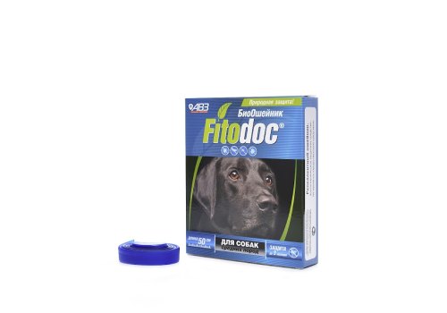 Fitodoc / БиоОшейник Фитодок для собак Средних пород Репеллентный от блох до 3 месяцев и клещей до 5 недель на основе эфирных масел