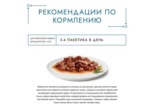 Гурмэ Перл / Влажный корм Паучи Пурина Гурмэ Перл Нежное филе для взрослых кошек с говядиной (цена за упаковку)