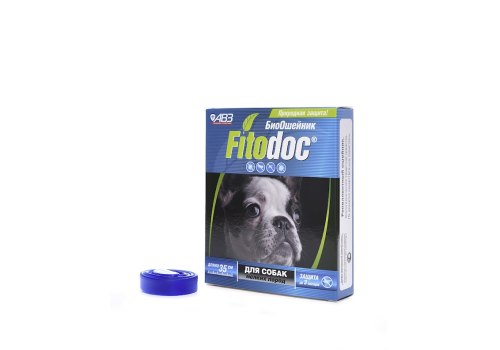 Fitodoc / БиоОшейник Фитодок для собак Мелких пород Репеллентный от блох до 3 месяцев и клещей до 5 недель на основе эфирных масел