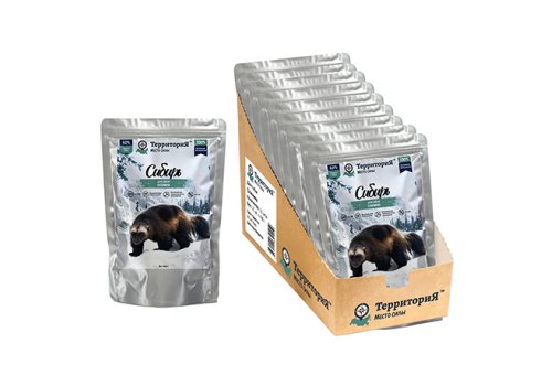 Территория Сибирь / Влажный корм для собак Оленина (цена за упаковку)