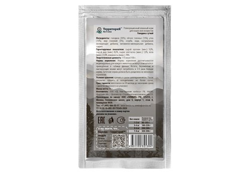 Территория Карелия / Влажный корм Паучи для кошек Говядина с уткой (цена за упаковку)