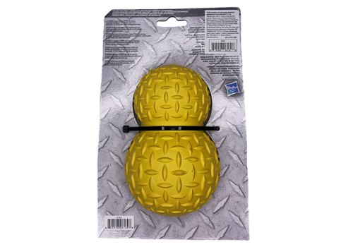 Tonka / Игрушка-дозатор Тонка для собак для лакомств рифленый 10мм желтый