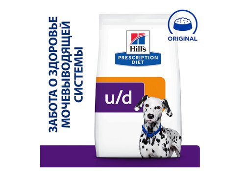 Hills Prescription Diet u\d Urinary Care Original / Лечебный корм Хиллс для собак при Хронической болезни Почек