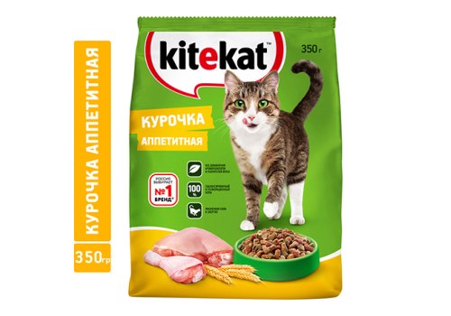 Kitekat Китикет Сухой корм для кошек Аппетитная Курочка