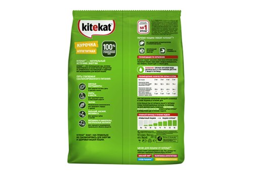 Kitekat Китикет Сухой корм для кошек Аппетитная Курочка