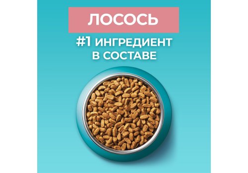 PURINA ONE STERILISED / Сухой корм Пурина УАН для взрослых стерилизованных кошек с лососем