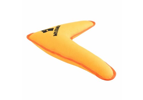 Mr.Kranch / Игрушка Мистер Кранч для собак Бумеранг с пищалкой Желтый