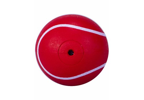 Playology Squeaky Chew Ball / Игрушка Плэйолоджи для собак хрустящий жевательный мяч с пищалкой и с ароматом говядины Красный