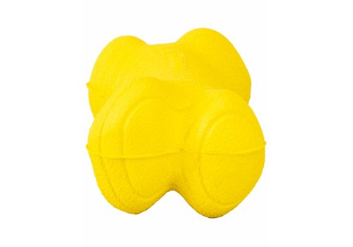 Playology Dual Layer Bone / Игрушка Плэйолоджи для собак двухслойная жевательная косточка с ароматом курицы Желтый