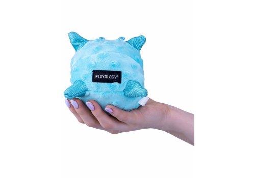 Playology Puppy Sensory Ball / Игрушка Плэйолоджи для Щенков сенсорный плюшевый мяч с ароматом арахиса Голубой