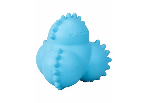 Playology Puppy Squeaky Bounce Ball / Игрушка Плэйолоджи для Щенков дентальный хрустящий жевательный тройной мяч с ароматом арахиса