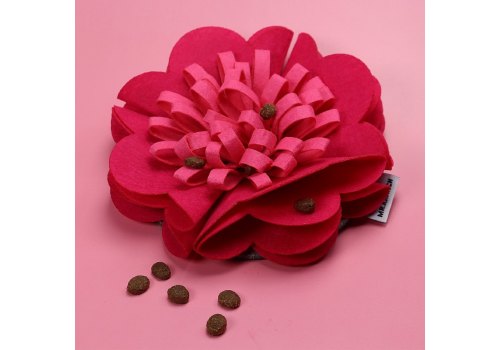 Mr.Kranch / Нюхательная игрушка Мистер Кранч для собак Цветок Розовый