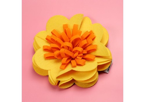 Mr.Kranch / Нюхательная игрушка Мистер Кранч для собак Цветок Желтый