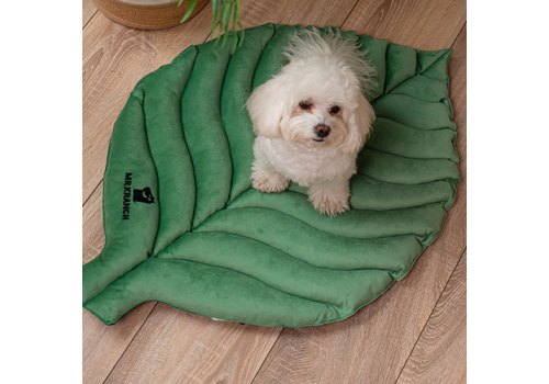 Mr.Kranch / Лежанка Мистер Кранч для животных Листочек двусторонняя Зеленая