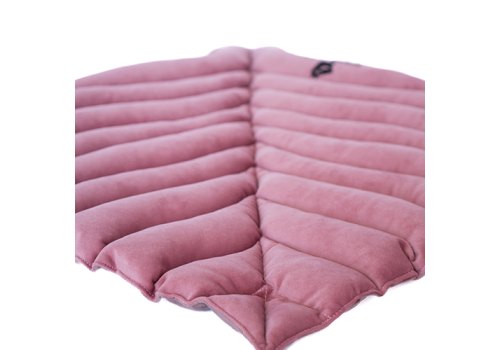 Mr.Kranch / Лежанка Мистер Кранч для животных Листочек двусторонняя Розовая