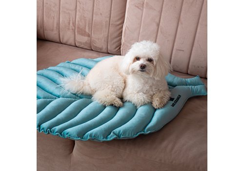 Mr.Kranch / Лежанка Мистер Кранч для животных Листочек двусторонняя Мятная