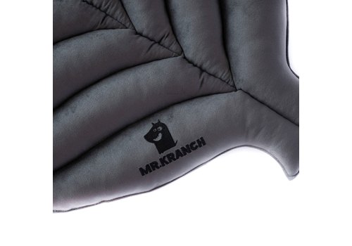 Mr.Kranch / Лежанка Мистер Кранч для животных Листочек двусторонняя Серая