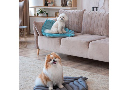 Mr.Kranch / Лежанка Мистер Кранч для животных Листочек двусторонняя Мятная