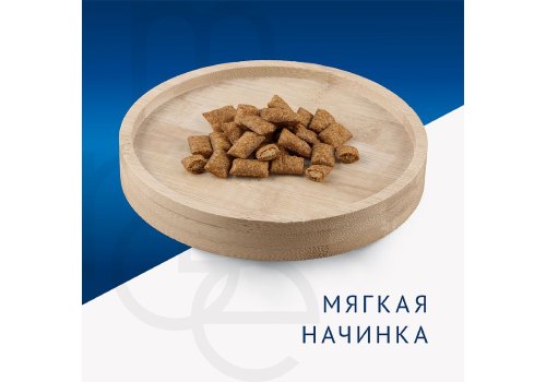 Monge Gift Kitten Filled & Crunchy / Лакомство Монж для Котят Хрустящие подушечки с Форелью и молоком