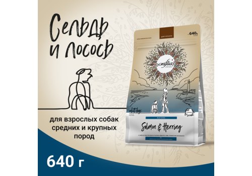 Craftia Natura Dog Adult Medium & Large Breed Salmon & Herring / Сухой корм Крафтия для взрослых собак Средних и Крупных пород Лосось сельдь