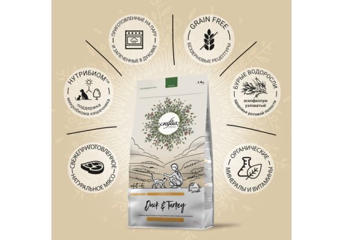 Craftia Harmona Cat Sterilised Duck & Turkey / Сухой корм Крафтия для Стерилизованных кошек Утка индейка