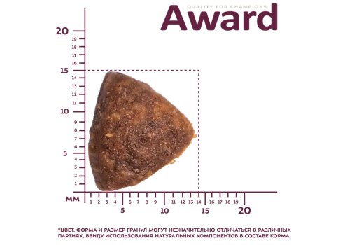 Award All Breed Adult / Сухой корм Авард для взрослых собак всех пород Говядина курица брокколи черника