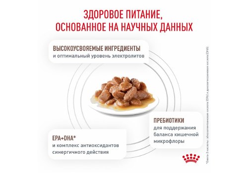 Royal Canin Gastrointestinal / Ветеринарный влажный корм (Консервы-Паучи) Роял Канин Гастроинтестинал для кошек Нарушения пищеварения (цена за упаковку)