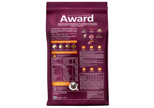 Award All Breed Adult Hypo / Сухой гипоаллергенный корм Авард для взрослых собак всех пород Свинина брусника груша розмарин