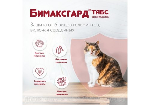 Бимаксгард ТАБС антигельминтик для Котят и маленьких кошек