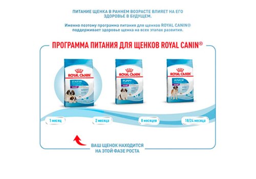 Royal Canin Giant Starter / Сухой корм Роял Канин Джайнт Стартер для Щенков Гигантских пород в возрасте до 2 месяцев