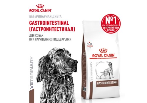 Royal Canin Gastro Intestinal GI25 / Ветеринарный сухой корм Роял Канин Гастро Интестинал для взрослых собак при нарушении Пищеварения