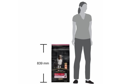 PRO PLAN OPTI DERMA / Сухой корм ПРО ПЛАН для взрослых собак средних пород при чувствительной коже с лососем