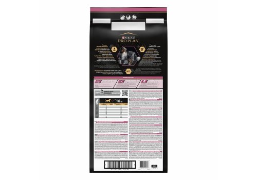 PRO PLAN OPTI DERMA / Сухой корм ПРО ПЛАН для взрослых собак средних пород при чувствительной коже с лососем