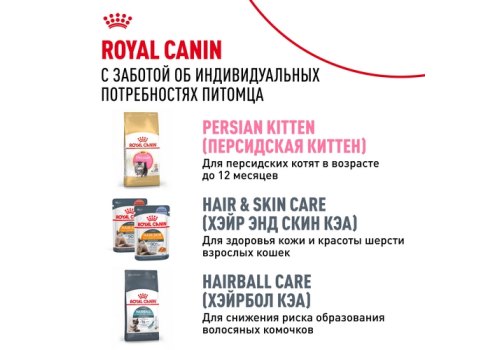 Royal Canin Breed cat Persian / Сухой корм Роял Канин для Взрослых кошек Персидской породы старше 1 года