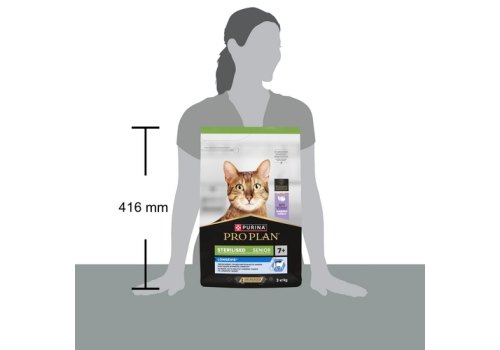 PRO PLAN STERILISED / Сухой корм ПРО ПЛАН для взрослых кошек для поддержания здоровья почек после стерилизации с кроликом