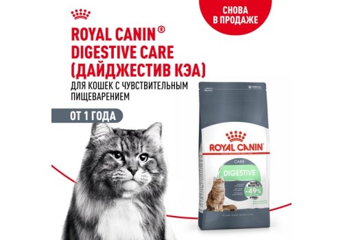 Royal Canin Digestive Care / Сухой корм Роял Канин Дайджестив Кэа для кошек с Расстройствами пищеварения