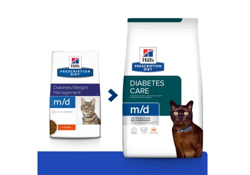 Hills Prescription Diet m\d Diabetes Weight Management / Лечебный корм Хиллс для кошек при Сахарном диабете Ожирении