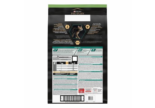 PRO PLAN STERILISED / Сухой корм ПРО ПЛАН для взрослых кошек для поддержания здоровья почек после стерилизации с лососем