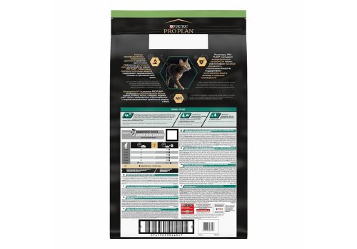 PRO PLAN STERILISED / Сухой корм ПРО ПЛАН для взрослых кошек для поддержания здоровья почек после стерилизации с индейкой