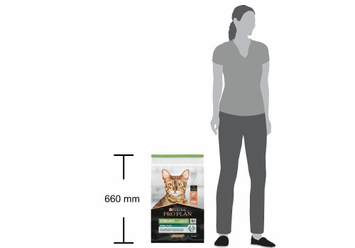 PRO PLAN STERILISED / Сухой корм ПРО ПЛАН для взрослых кошек для поддержания здоровья почек после стерилизации с лососем