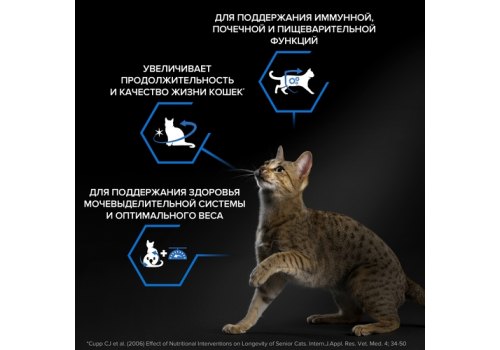 PRO PLAN STERILISED / Сухой корм ПРО ПЛАН для пожилых стерилизованных кошек с индейкой