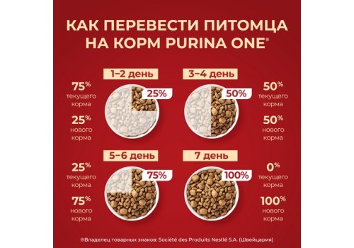 PURINA ONE MINI / Сухой корм Пурина УАН для взрослых собак мелких пород при чувствительном пищеварении с лососем