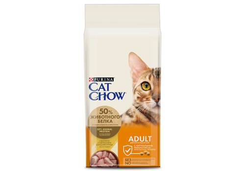Purina Cat Chow Adult Poultry / Сухой корм Пурина Кэт Чау для взрослых кошек с птицей Purina Cat Chow Adult Poultry / Сухой корм Пурина Кэт Чау для взрослых кошек с птицей