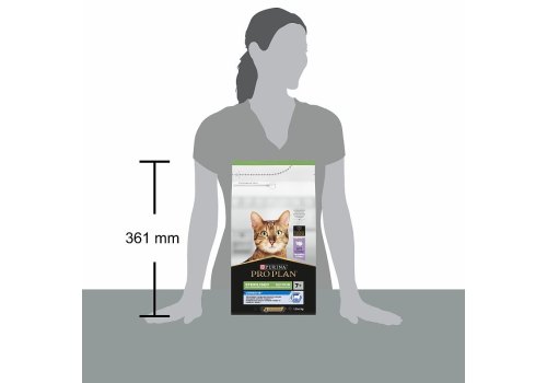 PRO PLAN STERILISED / Сухой корм ПРО ПЛАН для пожилых стерилизованных кошек с индейкой