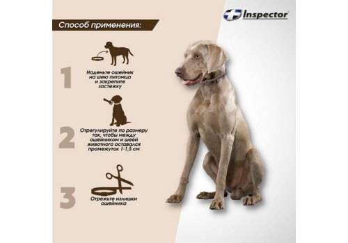 Inspector Collar / Ошейник Инспектор против Внешних и Внутренних паразитов для Крупных собак