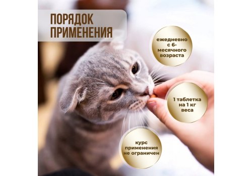 Unitabs BiotinPlus с Q10 / Витаминно-минеральный комплекс Юнитабс для кошек с Биотином и Таурином