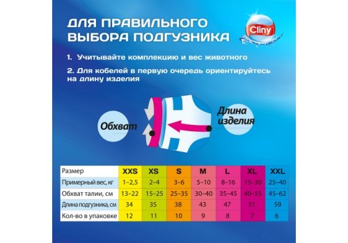 Cliny / Подгузники Клини для животных Cliny / Подгузники Клини для животных
