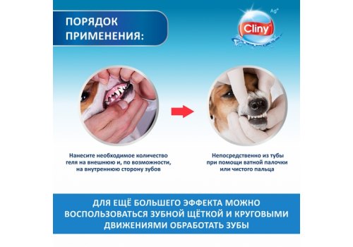 Cliny / Зубной гель Клини с ионами Серебра