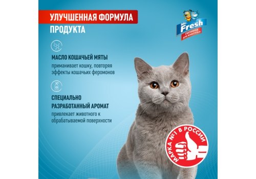 Mr.Fresh Expert / Спрей Мистер Фреш для кошек Приучение к Когтеточке