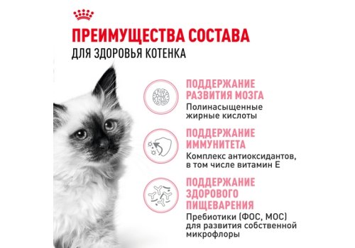 Royal Canin Kitten / Сухой корм Роял Канин Киттен для Котят в возрасте от 4 до 12 месяцев